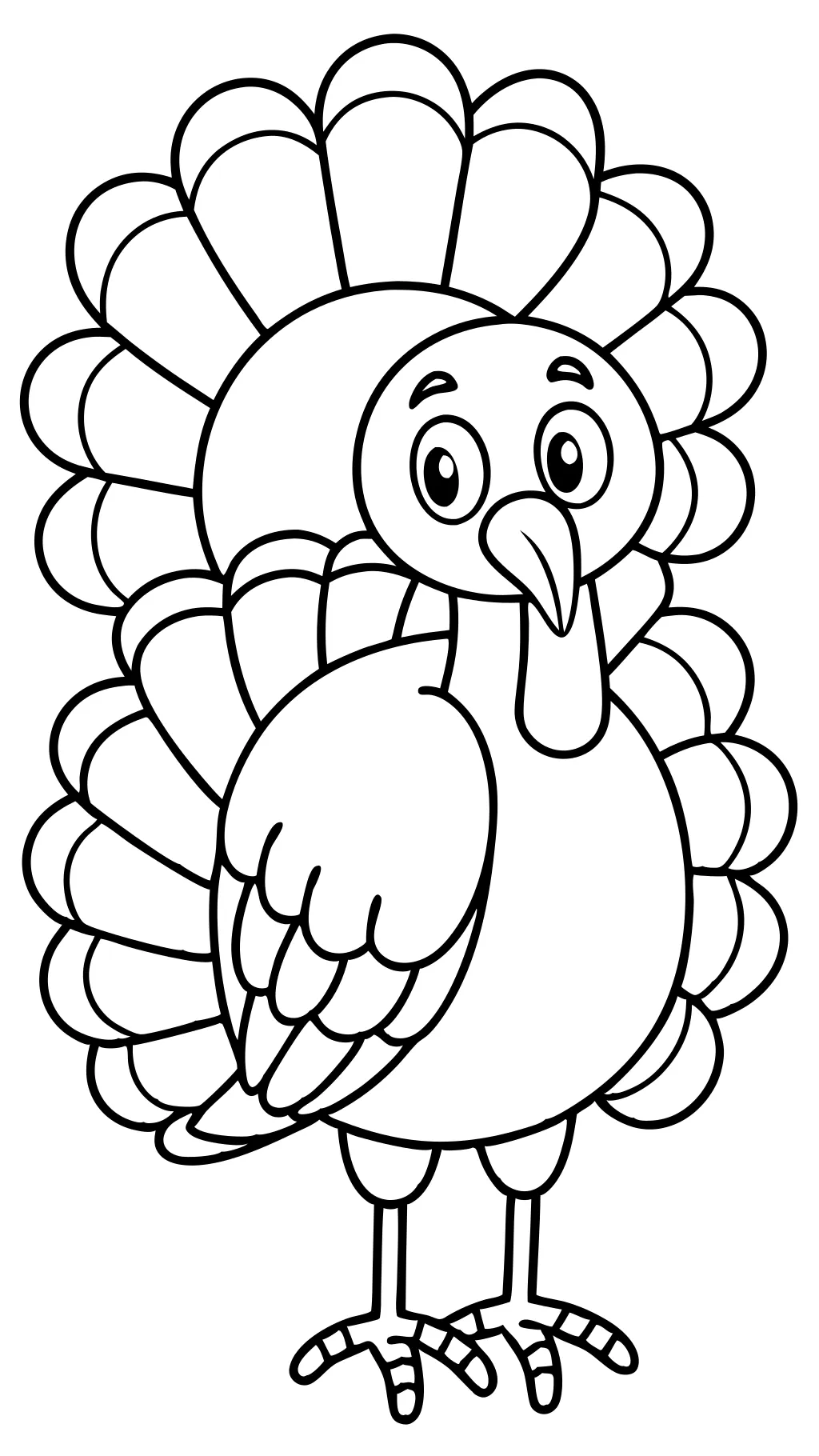 turkey coloring pages free